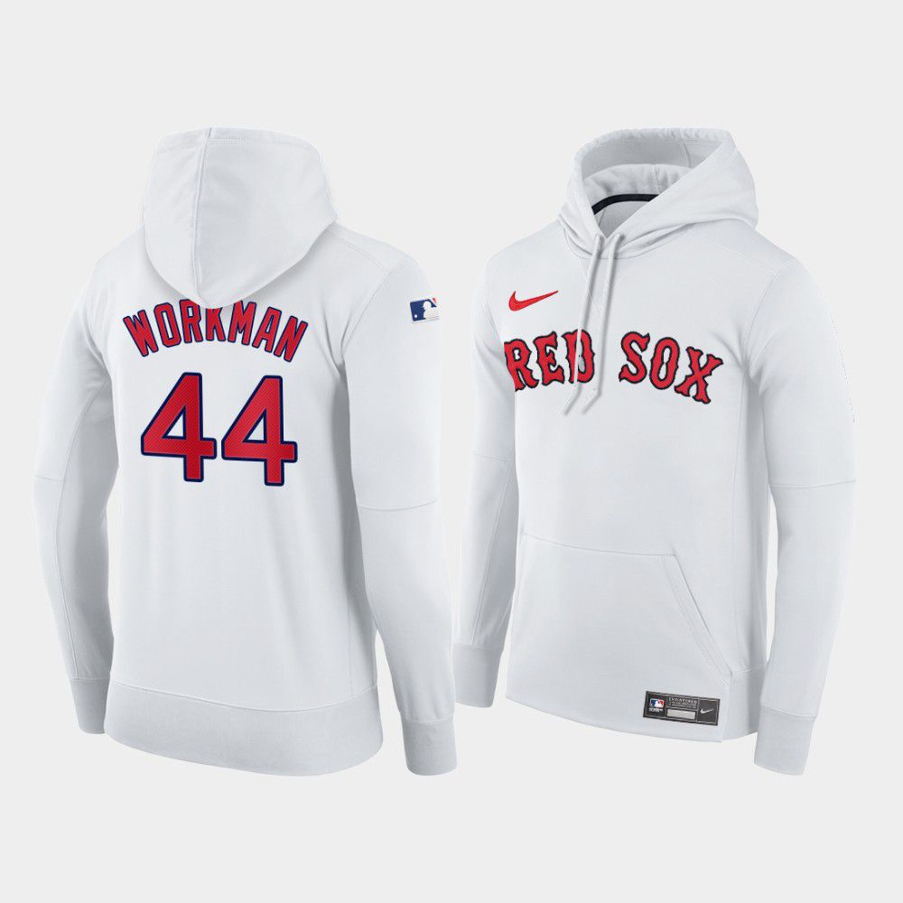 Men Boston Red Sox #44 Workman white home hoodie 2021 MLB Nike Jerseys->oakland athletics->MLB Jersey